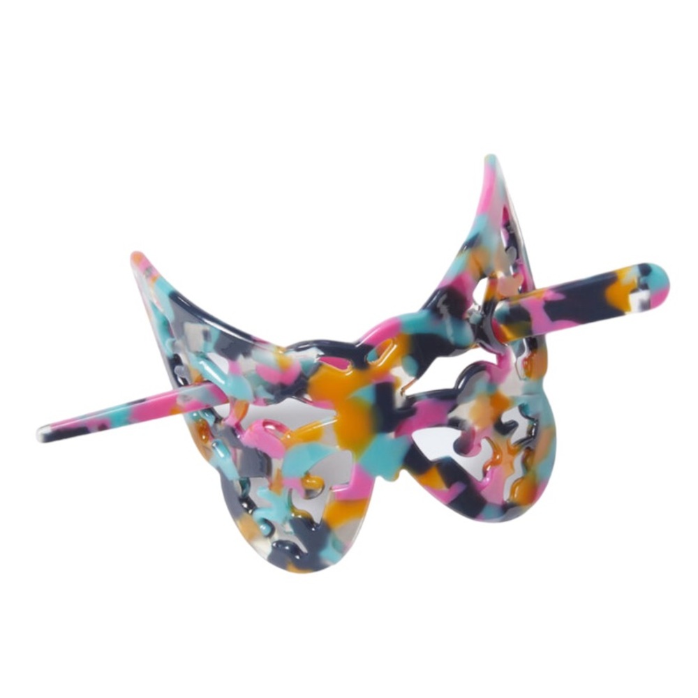 Aeropostale Marbled Butterfly Hair Pin